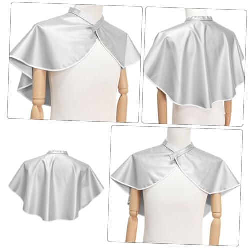 Capas para colorear cabello Homoyoyo para salón para adultos 2 piezas blancas impermeables para peluqueros y clientes miniatura 6