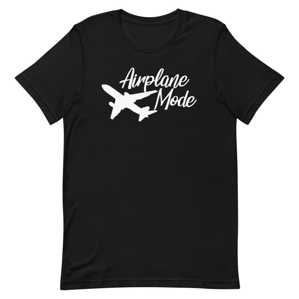 Teegarb Letter BlanketAirplane Mode Travel T-Shirt | National Park Shirt | Beach Vacation Shirt |