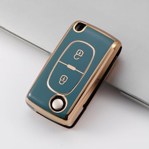Réparer bouton clé usé avec cet étui pour télécommande Peugeot 307 407 3008 et Citroën