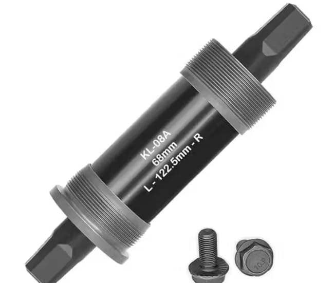 Bicycle Square Bottom Bracket Sealed Cartridge Bearing Cycle Spindle Crank Cycling Bottom Bracket Metal Mountain Cycle Bottom Bracket Axle Cartridge-image-0