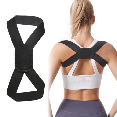 MIRKUZI Férulas para espalda 1 Corrector de Postura, Corrector de Espalda Recta, Cinturón de Soporte Lumbar para Hombre y Mujer, Corrector de...
