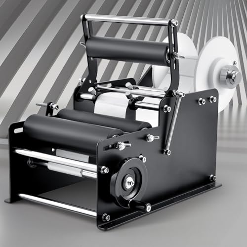 VEVOR Etikettiermaschine Manuell 15–20 Etiketten pro Minute Etikettenpistole Etikettenbreiten von 10–130 mm, Etikettenlängen von 10–300 mm Preisschilder Etikettiermaschine Flaschenetikettierer