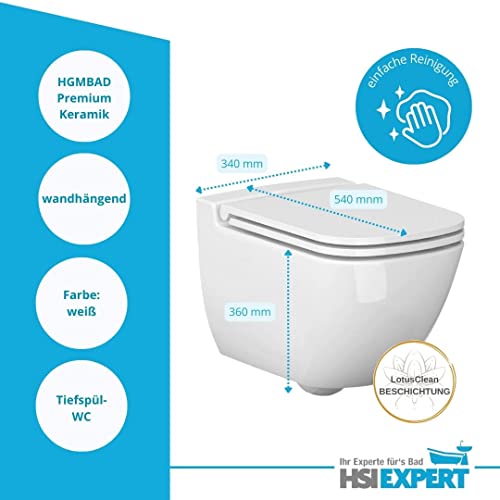 Vorwandelement + Ference WC + Drückerplatte + WC-Sitz + Delta51 – Bild 5
