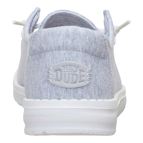 Image of HEYDUDE Women's Wendy Stretch Jersey Slip On Shoes | Lightweight Comfortable Travel Loafers with Elastic Laces