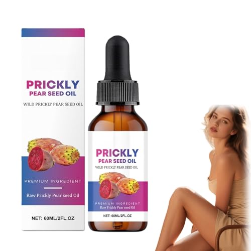 Prickly Pear Seed Oil,Prickly Pear Oil for Face,Body & Hair,Firming Body O/il,Moisturising Face O/il for Women,Dry Skin Care,Essential Facial Oi/l,Deep Moisturizing Skin Oi/l,Reduces Fine Lines