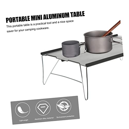 Table pliante aluminium SOIMISS compacte pour stabiliser vos repas - 8