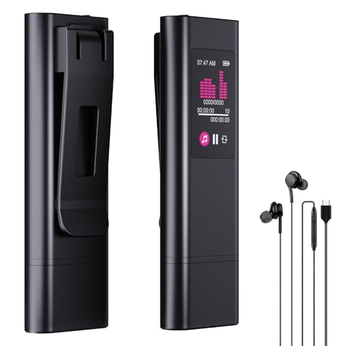 Digital Voice Recorder, 800 Hrs AI Noise Reduction, Rechargeable Voice Activated...