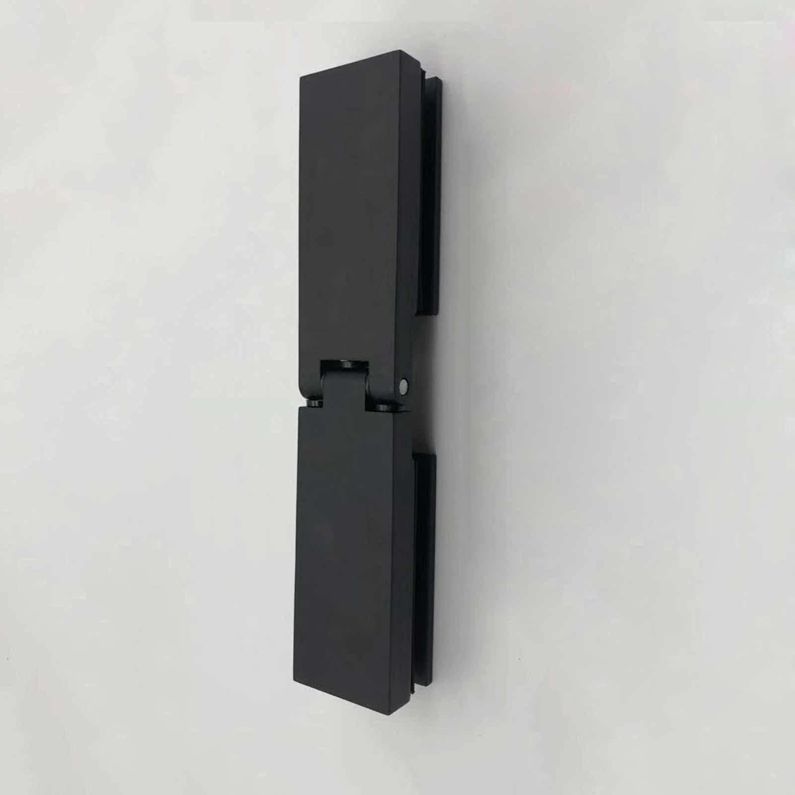 bisagras para mamparas de ducha, Abrazadera de bisagra de puerta de vidrio, 2 bisagras de puerta de vidrio Bisagra de puerta de ducha de 180 grados Gabinete de puerta de vidrio pesado Gabinete de exhi