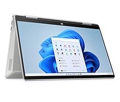 HP Pavilion x360 2-in-1 Laptop |14 Zoll FHD IPS-Touchscreen | Intel Core i5-1235U | 16 GB RAM | 512 GB SSD | Intel Iris Xe-Grafikkarte | QWERTZ Tastatur | Windows 11 Home | Silber