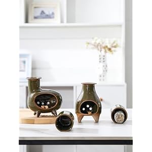 Handcrafted Ceramic Palo Santo Holder Palo Santo Chimney, Incense Burner,Palo Santo Burner Handmade Footed Oil Burner Chimney Meditation Tea Light Holder,Sage Burner,Meditation Oil Burner Handcrafted Ceramic Palo Santo Holder Palo Santo Chimney Incense BurnerPalo Santo Burner Handmade Footed Oil Burner Chimney Meditation Tea Light HolderSage BurnerMeditation Oil Burner