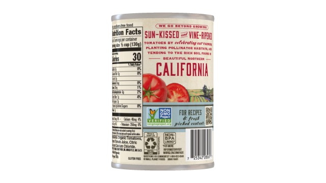 Muir Glen Organic Diced Canned Tomatoes, No Salt Added, 14.5 oz. (Pack of 12)