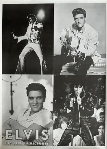 Grande affiche Presley Elvis 64X90Cm impression haute definition pour collectionneur