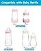 Sippy Spouts for Mam Baby Bottles, Soft 100% Silicone Sippy Cup Nipples, 6m+, Variable Flow, 6 Count