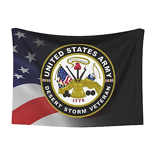 Army Desert Storm Veteran Soft and Cozy Pet Blanket for Dogs and Cats - Versatile and Comfortable Large