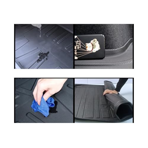 Tapis de coffre Eclipse Cross antidérapant avec rebords hauts de protection - 4