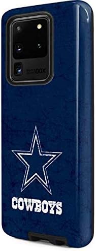 Skinit Pro Phone Case Compatible with Galaxy S20 Ultra 5G - Officially Licensed NFL Dallas Cowboys Distressed Design