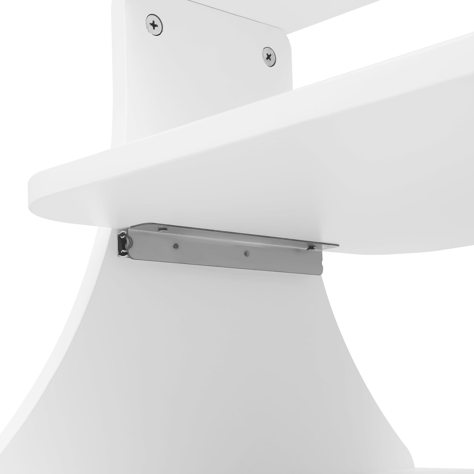 Wózek do salonu z poduszkami, wózek do salonu z 3 przegródkami, wózek do manicure/pedicure, do kąpieli stóp, nośność 50 kg, 52 x 41 x 55 cm, akcesoria do salonu fryzjerskiego (kolor biały)