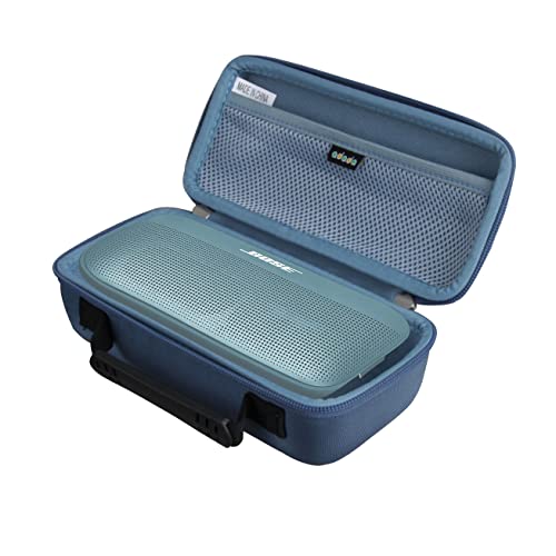 Adada Hard Travel Case for Bose New SoundLink Flex (2nd Gen)/ Bose SoundLink Flex Bluetooth Portable Speaker (Blue)