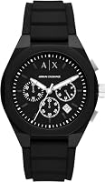 Armani Exchange Watch For Men, Chronograph Movement and 44mm Case Size with Stainless steel, Leather or Silicone strap
