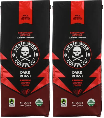 Death Wish Coffee Coffee Grnd Dark Roast 10 OZ (Pack of 2) image 3