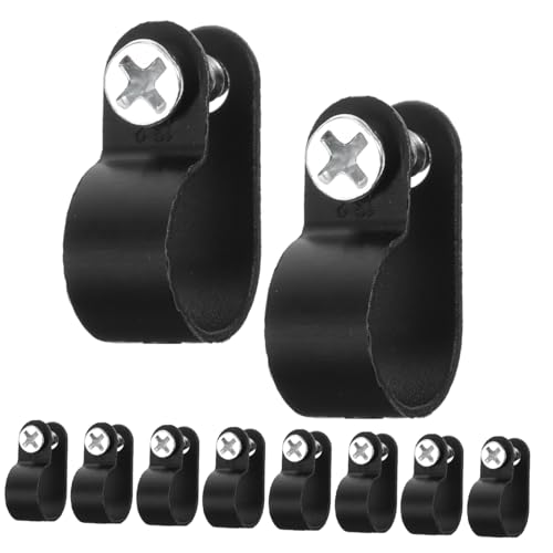 CIYODO 100 Pack Rope Light Clips 1/2 Inch Cable Wire Clamps Christmas Light Clips Cable Management Easy to Install