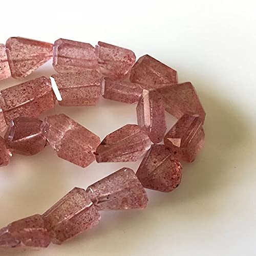 Quartz fraise naturel AAA perles rares de 6-15mm pour bijoux haut de gamme