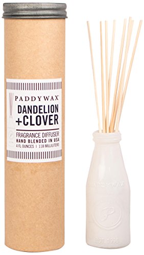 Paddywax Relish Collection Reed Oil Diffuser Set, Dandelion & Clover