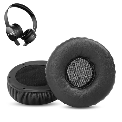 HAIZEEN Coussinets et Arceau compatibles avec Sol Republic Tracks Air Casques Coussinets de Remplacement (Cuir de protéine/Mousse à mémoire)