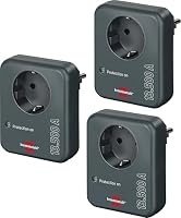 Brennenstuhl Steckdosenadapter mit Überspannungsschutz 13.500A 3er Set – Ansicht 1