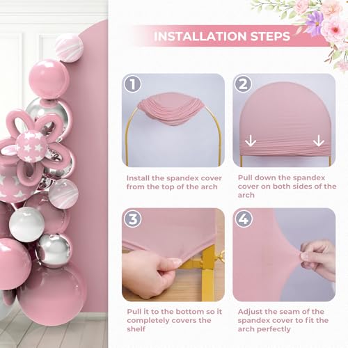 Funda Arco Babenest 7.2 pies Rosa Polvoriento para Fotografía miniatura 4