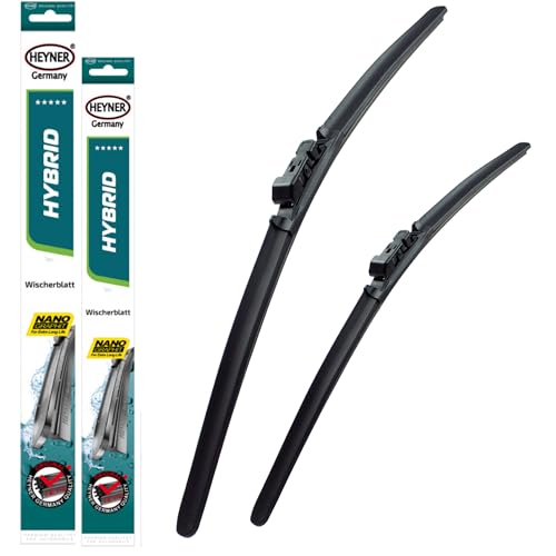 Balais hybrides Heyner HH2416TLB - Essuie-glaces HEYNER robustes pour Dacia Sandero
