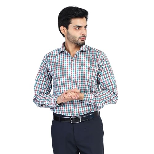 Image of TAHVO Men's Regular Fit Long Sleeves Cotton Formal Shirt