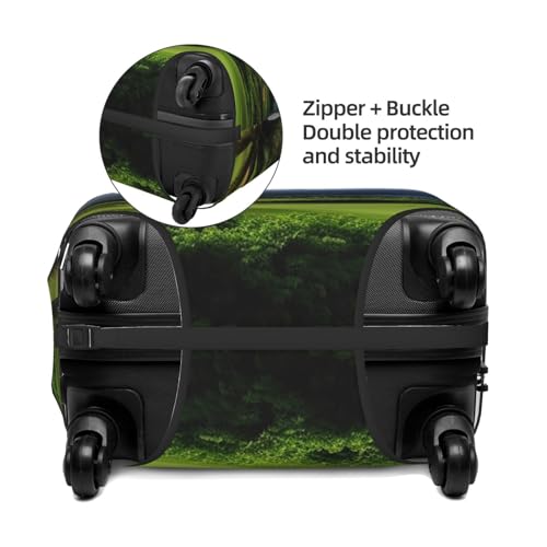 OUSIKA Travel Luggage Cover Elastic Suitcase Cover with Invisible zipper Scenic Hawaii Golf Tropical Washable Suitcase Protector Cute Anti Scratch Luggage Protector for 18-31 inch Suitcase3