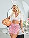 Avidlove Schoolgirl Lingerie for Women Sexy Student Outfits Costume Sleepwear and Mini Skirt Pink Medium