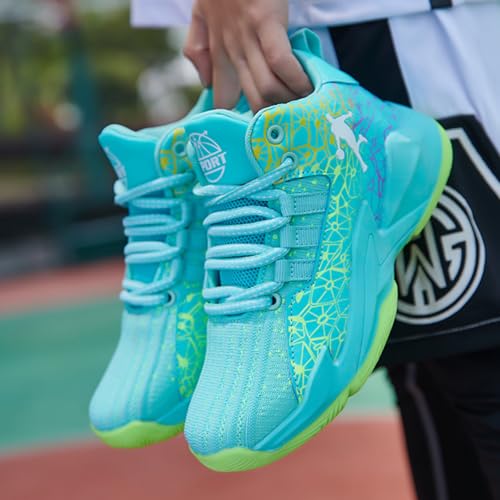 New Anti Slip wear-Resistant Fashionable Children's Sports Basketball Shoes4