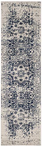 Safavieh Madison Collection MAD603D Vintage Snowflake Medallion Distressed Runner, 2' 3