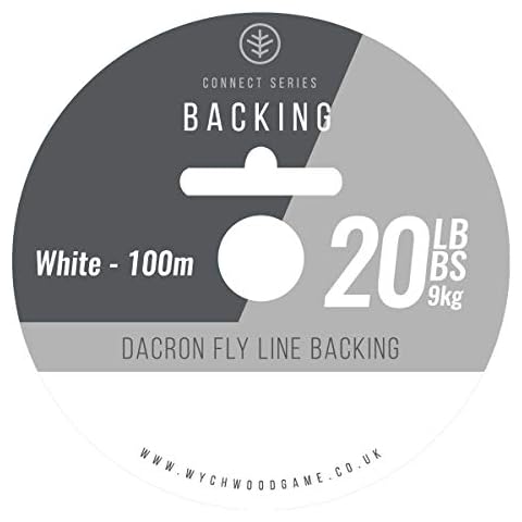 Wychwood - Game Dacron Flyline Backing 20LB White 100m 20 lb Cover