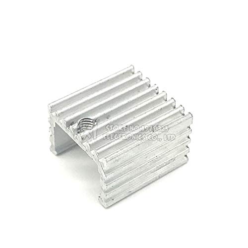 10PCS U Type 151016mm Aluminium Heatsink TO-220 Radiator with hjxrhgal for Transistors TO220 Triode 