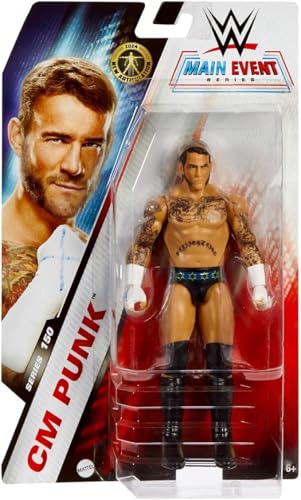 WWE Main Event Series - 6-inch Articulated Figure - CM Punk Figures