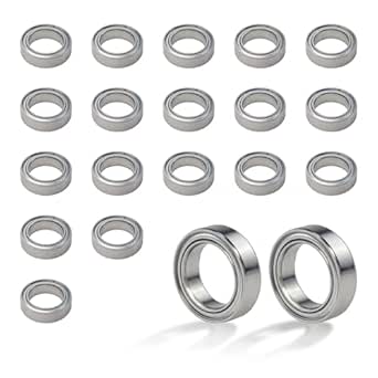 SOURCING MAP Roulement à Billes à Gorge Profonde 24mm X 9mm X 7mm Acier