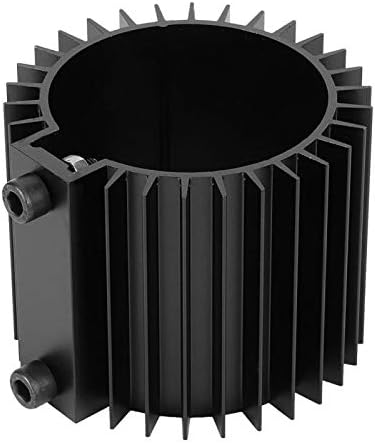 Yctze Universal Cooler Heat Sink Cover, Heat Sink Cap Car Auto Engine Oil Filter Cooler Heat Sink Cover Aluminum Alloy Motor Mount Accessory (Black) for Oil Filter Engine Oil Filter Heat Sink Cover He