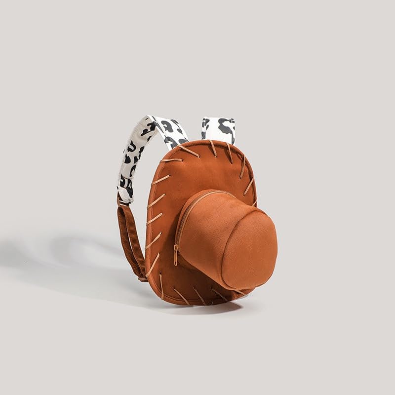 Cowboy Hat Shaped Backpack 12", Mini Backpack Novelty Bag Merch Cosplay Props Accessories for Kids and Adults，Great Gift.3
