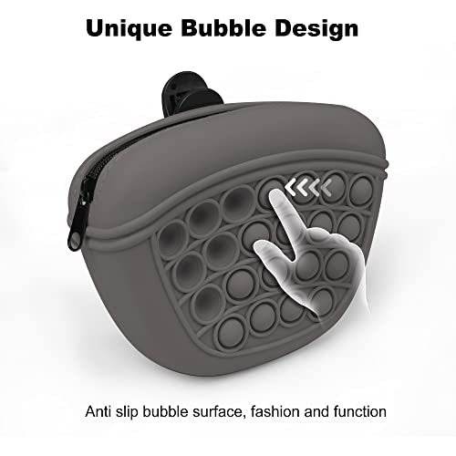 Dog Treat Pouch, Upgraded Silicone Treat Pouches for Pet Training, Convenient Dog Treat Bags with Zipper Closing and Waist Clip – Portable Dog Training Container Dog Treat Pouch, Upgraded Silicone Treat Pouches for Pet Training, Convenient Dog Treat Bags with Zipper Closing and Waist Clip – Portable Dog Training Container