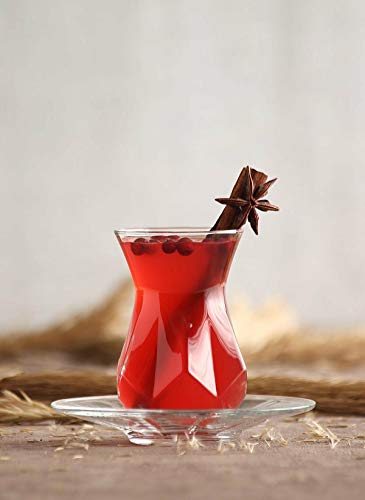 Lav Set di bicchieri da tè turchi ALYA, 165 ml, 12...