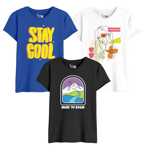 Image of Bon Organik Women's Cartoon Regular Fit T-Shirt