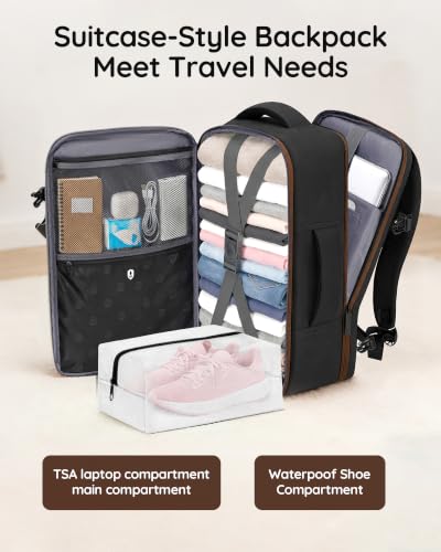 Image of Taygeer Travel Backpack with Shoe Compartment, Work Bag Backpack for Women