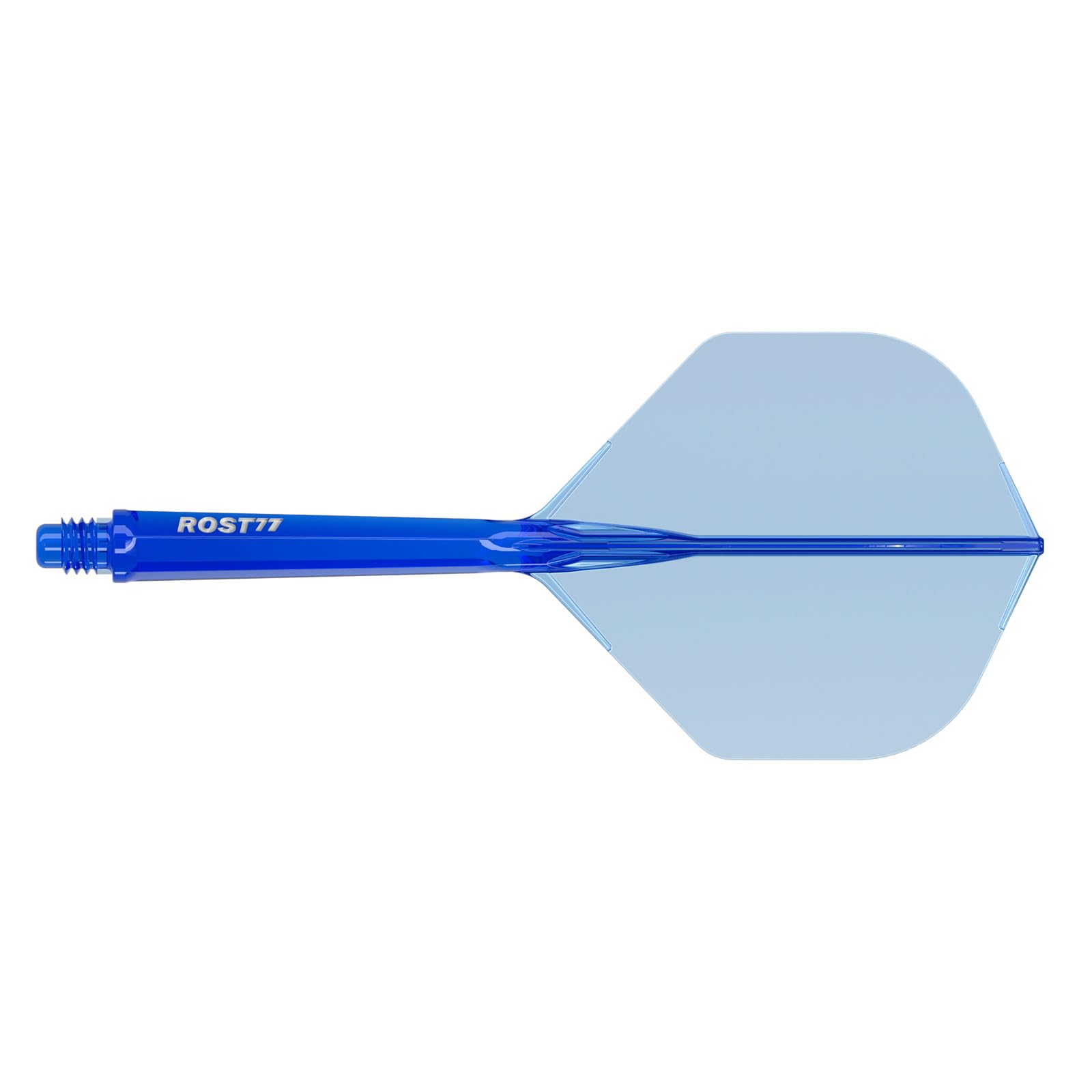 CUESOUL ROST 77 Integrated Dart Shaft and Flight,Standard Shape,Set of 3(clear color series)