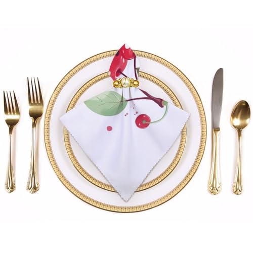 Servilletas de Tela Reutilizables Estilo Floral Cuadradas miniatura 3