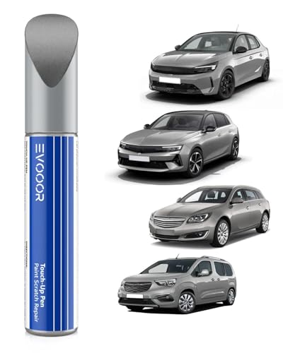 EVOOOR (Z10A/10A cuarzo gris perla retoque de pintura de coche para Opel, Reparar arañazos para coche, Rápida y fácil solución para la reparación