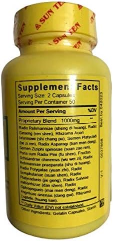 Miniatura 2 de Sun Ten - Cápsulas de fórmula de ginseng y zizyphusTian Wang Bu Xin Dan
